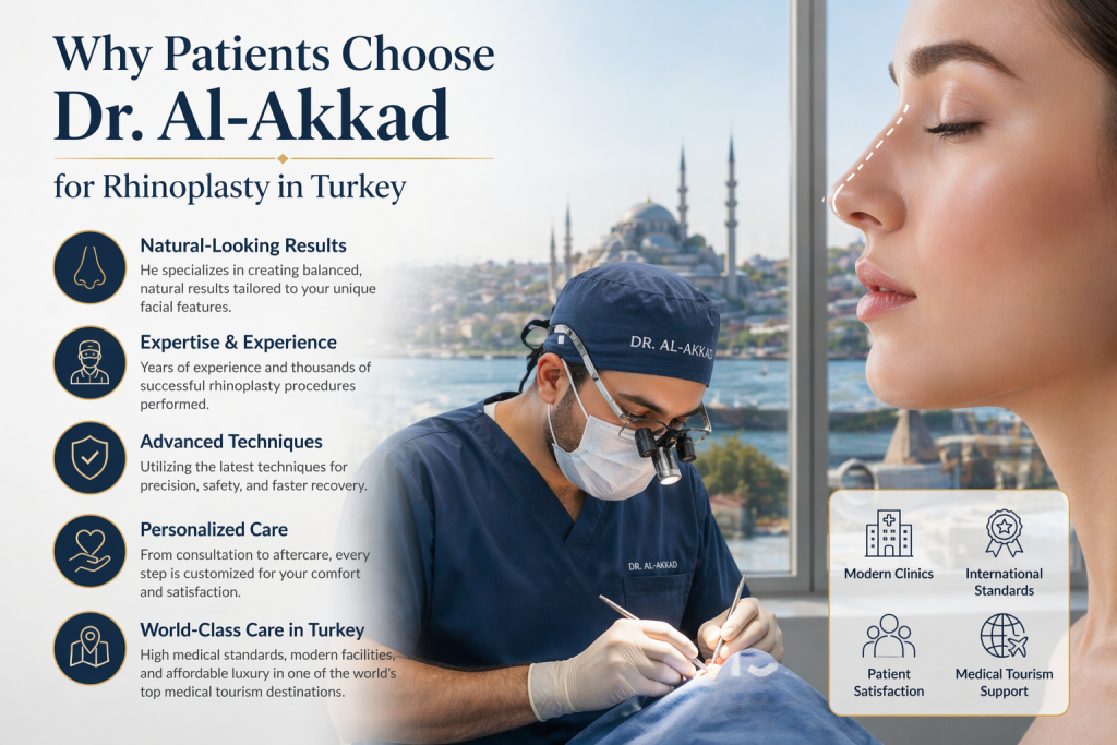 Why Patients Choose Dr. Al-Akkad for Rhinoplasty in Turkey