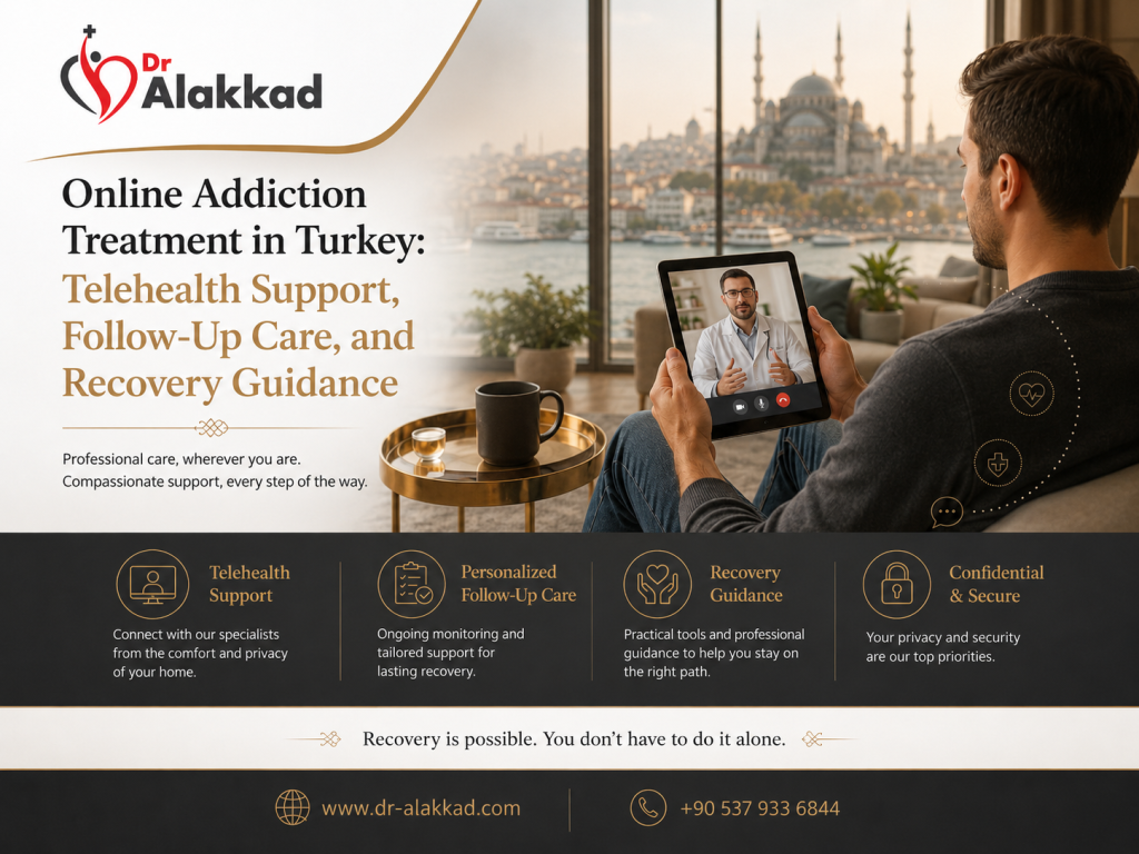 Online Addiction Treatment in Turkey: Telehealth Support, Follow-Up Care, and Recovery Guidance